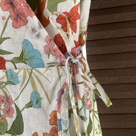 & other stories linen floral dress EU40/US8 - Picture 7 of 8